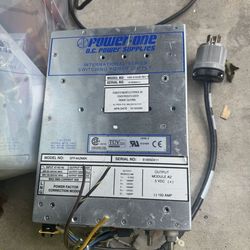 Power One - D.C. POWer SWITCHING POWER SUPPLY