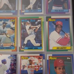 1990 Error Topps Sammy Sosa Baseball Card