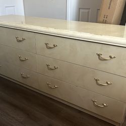 Vintage Italian 6 Drawer Dresser