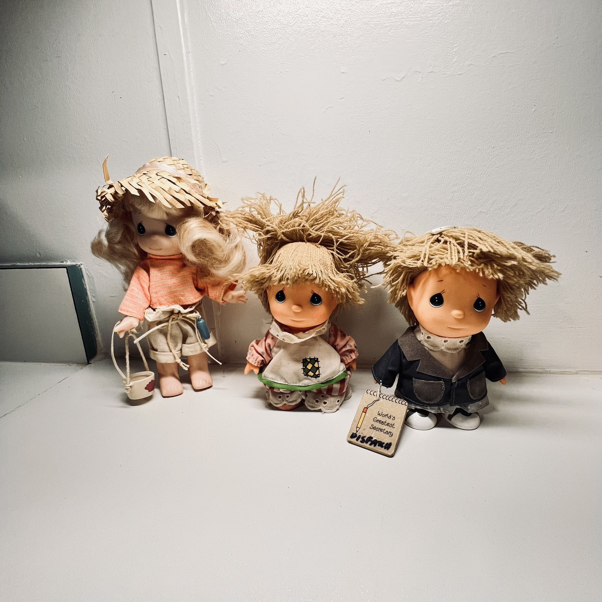 Vintage Precious Moments HI BABIES Doll with Goose Enesco Vintage collection