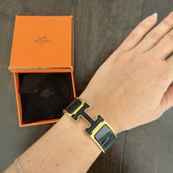 Hermès H Clic Black Noir Bracelet