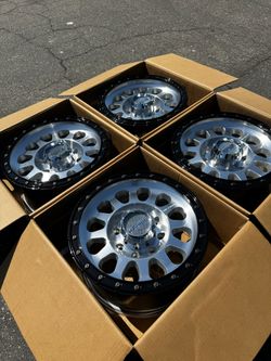 FINANCING AVAILABLE Method MR315 8x6.5 17” Wheels Machined with Gloss Black Rings +25 Offset