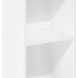 Furinno Luder Bookcase / Book / Storage, 2-Tier Cube, White