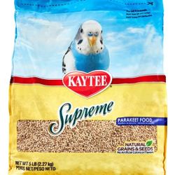 Kaytee Supreme Parakeet Bird Food 5lbs Bag 