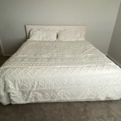 King Size Bed Frame & Mattress 