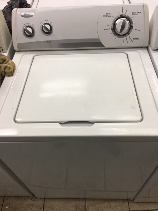 Whirlpool washer machine