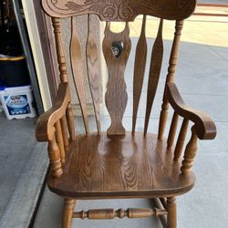 Oak Rocking Chair 