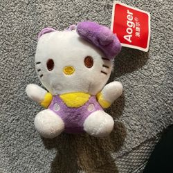 Hello Kitty Plush Keychain 