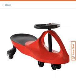 Red zig zag car