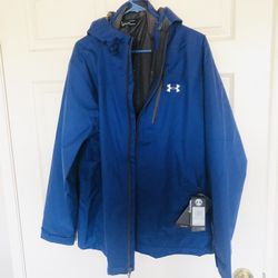 UNDER ARMOUR Hoodie Jacket For Men’s Size L 
