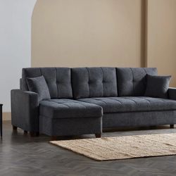 Sectional Sofa/bed + Storage- Delivery Available!