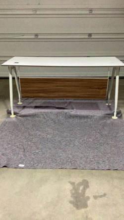 Computer Desk , Scandinavian Design  63”x28”x30” tall.  Stand up or sit down