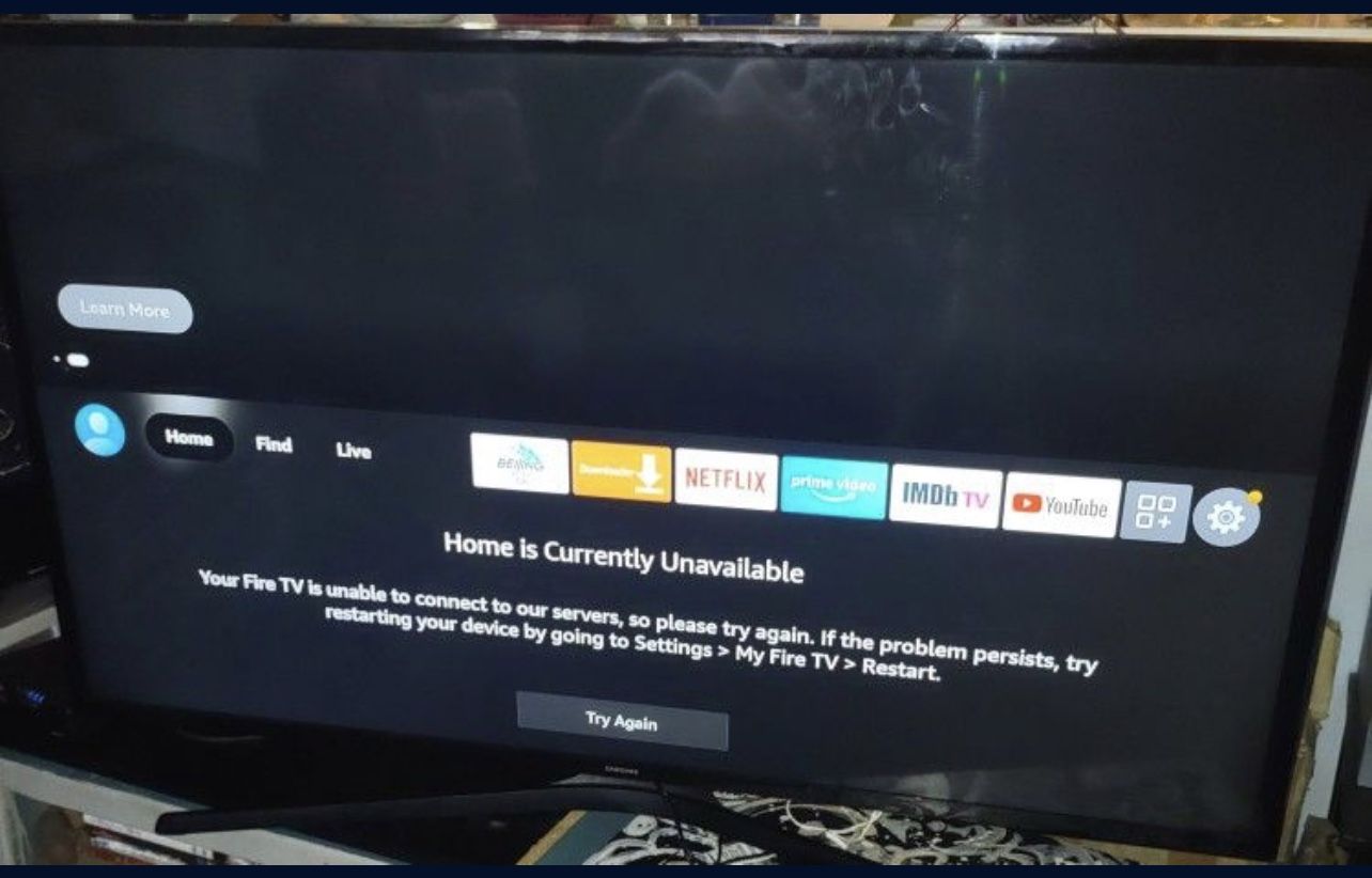 48” Samsung Smart TV With Remote
