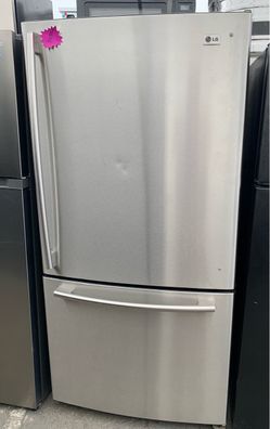 LG Stainless Steel Bottom Freezer Refrigerator