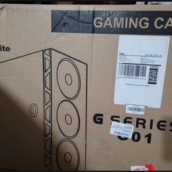 Pansonite Airflow ATX Mid-Tower Chassis PC Gaming Case with Tempered Glass Side Panel, E-ATX Supported, 6 RGB Fans Pre-Installed (G01-DS6-0)