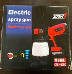 Wireless 200 watt Electric paint spray gun