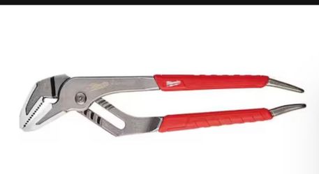 Milwaukee 10 in. Straight-Jaw Pliers with Comfort Grip and Reaming Handles