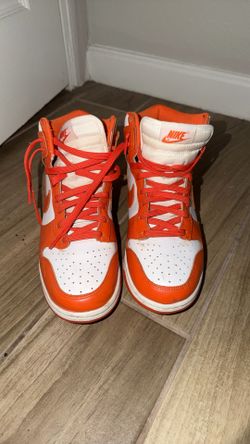 Orange Nike Dunks 