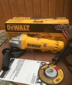 Dewalt 41 2 Angle grinder for Sale in Pasadena TX OfferUp