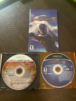 Balusters Gate Dark Alliance 1 and 2 with 2nd manual for the Original Xbox