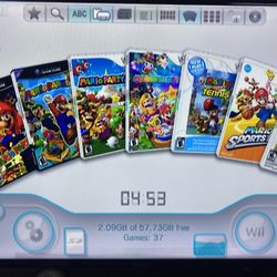 NINTENDO WII + 33 POPULAR WII and Gamecube Games Bundle