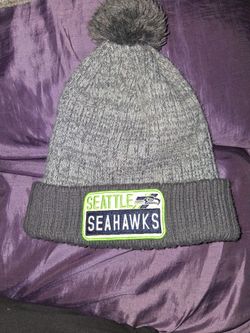 Seattle Seahawks Pom Beanie Hat