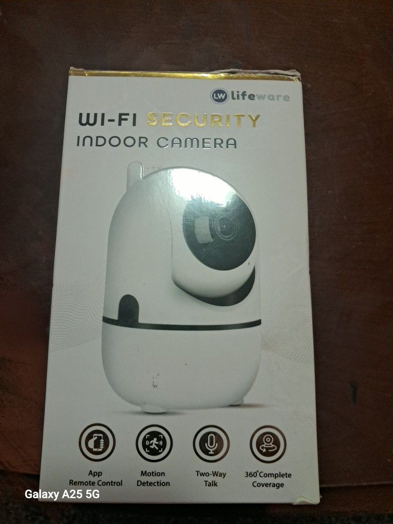 Lifeware Wi-Fi Security Indoor Camera.
