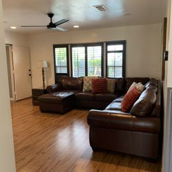 $1,500/ Ashley Furniture Leather Sectional