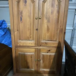Beautiful Sturdy Armoire With Drawer