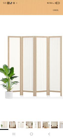 Brand new room divider from amazon, selling due to high shipping fee for returning