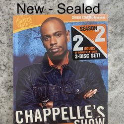 Chappelle’s Show Season 2 DVD Set - New/Sealed