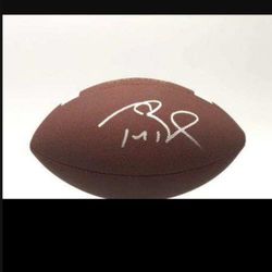 Tom Brady Signed Football 