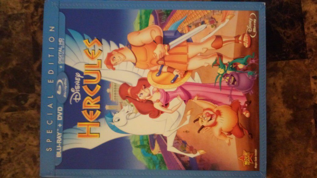 Hercules Blu-ray and DVD