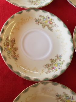 maitoページ Meito China made in Japan hand painted, white and cream