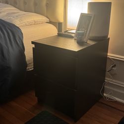 2 IKEA Malm Bedside Tables