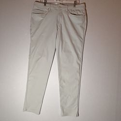 Men’s Lululemon ABC Pant Classic Warpstreme Size 35x30 Cream