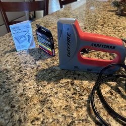 New electric staple/ Nail Gun From Craftsman 