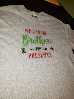 Will trade brother/sister Christmas shirt