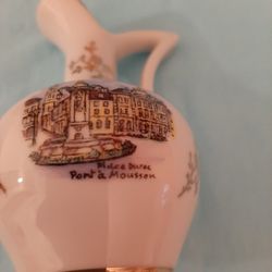 Vintage Mini Porcelain Pitcher. Pont a Mousson