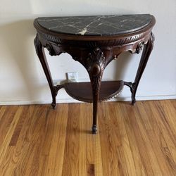 Entry Table, Marble Top