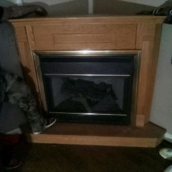 Almost Brand New Fireplace