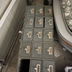 Vintage File Cabinet 
