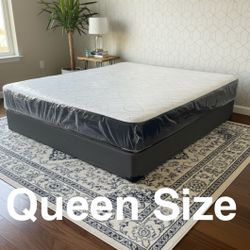 NEW Mattress Queen Size Regular With Box Spring // Offer  🚚