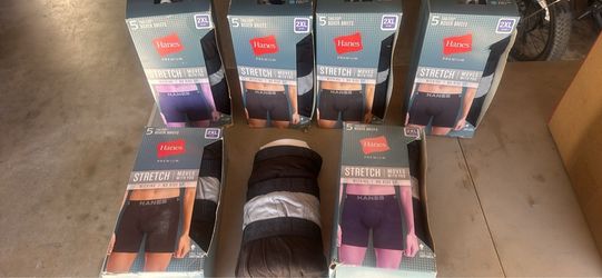 Men’s 5 pack Hanes 2xL boxer briefs