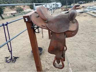 Hereford barrel/trail all purpose western saddle