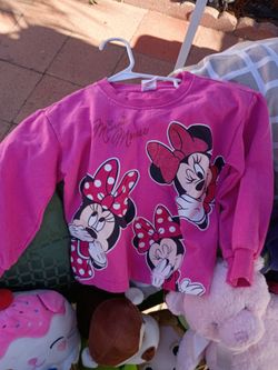 Kids Minnie Mouse Pink Sweatshirt