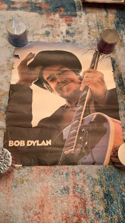 Vintage Bob Dylan Nashville Skyline Poster 28x22