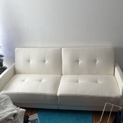 Small White Sofa Really Comfy