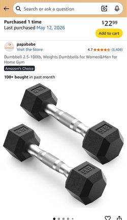 Pair of 5 lb dumbbells-Hex design w/ rubber coating, diamond knurl handle-NEW!!