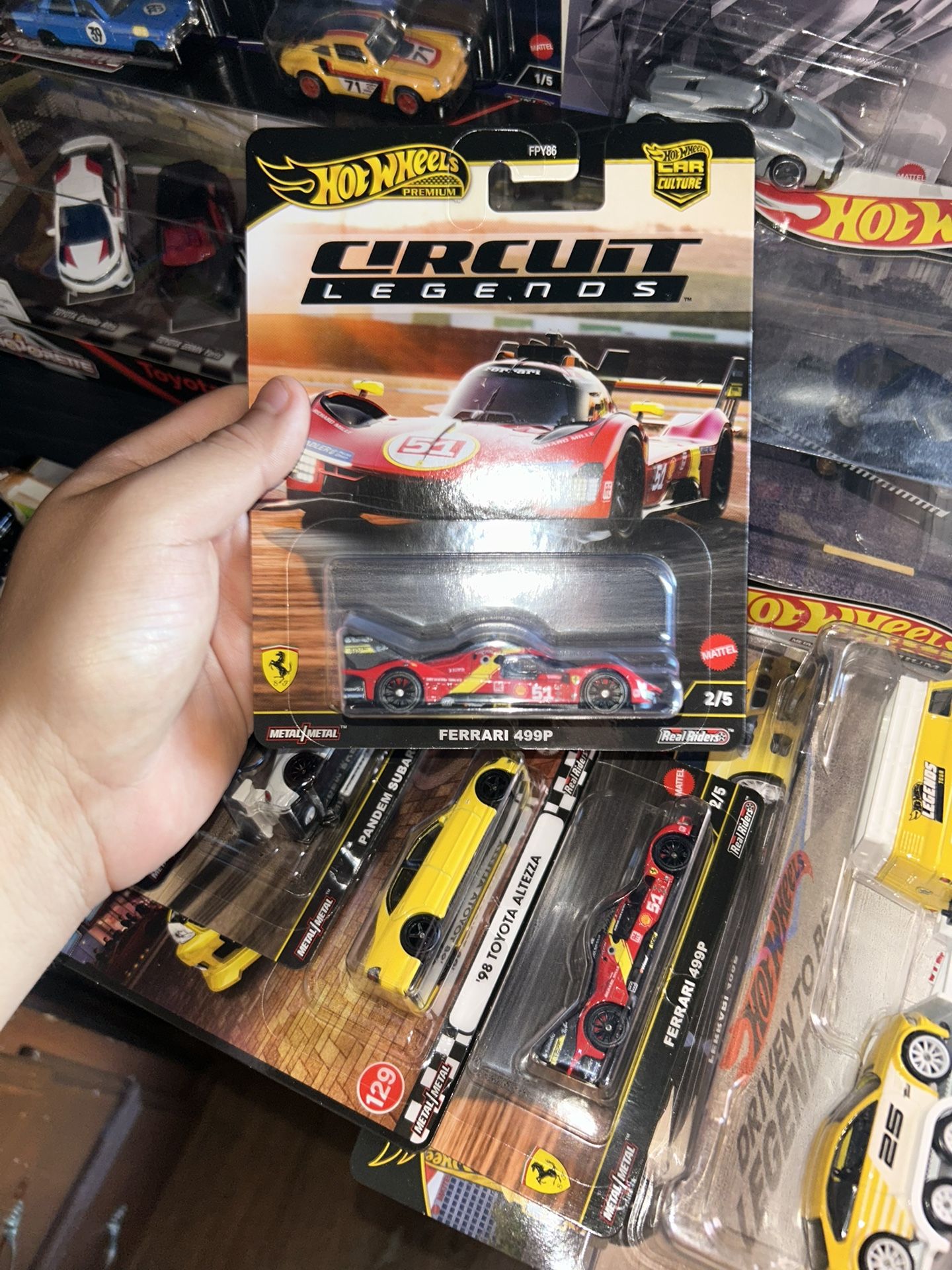 Hot wheels Circuit Legends Ferrari 499p